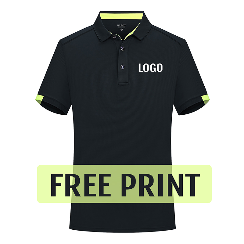 Company Profile Printing - Летняя быстросохнущая рубашка-поло с бесплатным принтом,