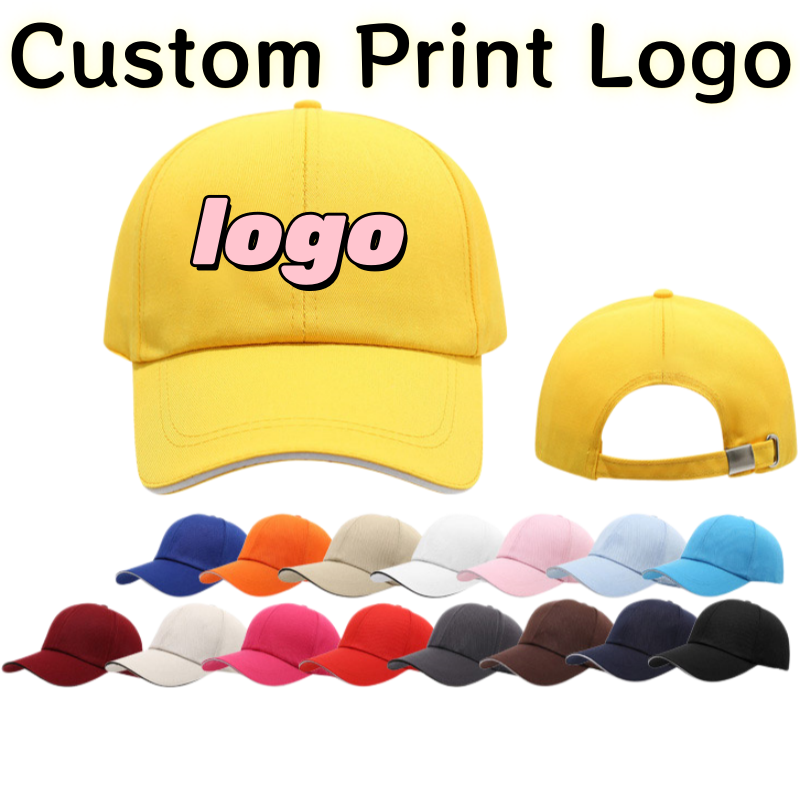 Company Profile Printing - Бейсболка с индивидуальным принтом логотипа, из